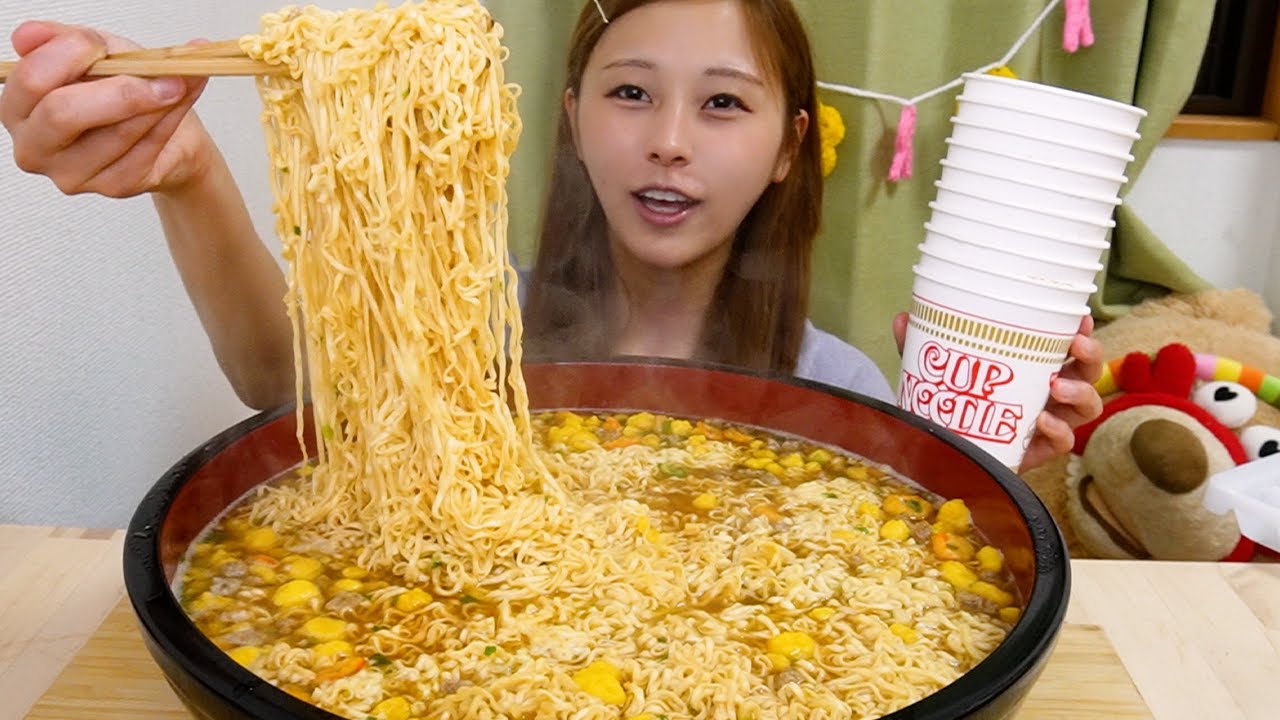 【大食い】王道カップヌードル10個