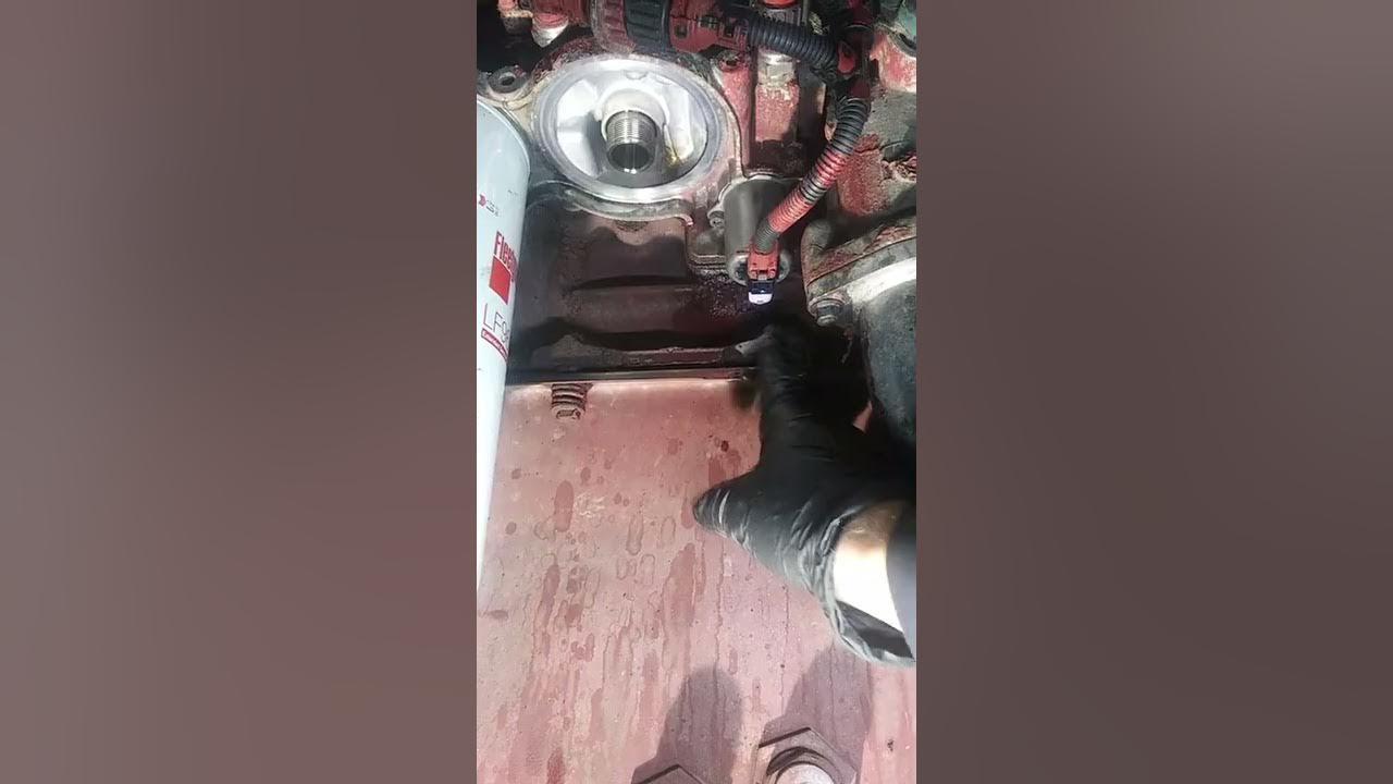 Oil Thermostat replacement CXU Mack YouTube