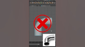 Autodesk Maya Tutorial - How to create pipe 90 degree bend