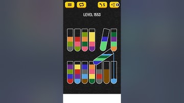 【Water Sort Puzzle】 Level 1553