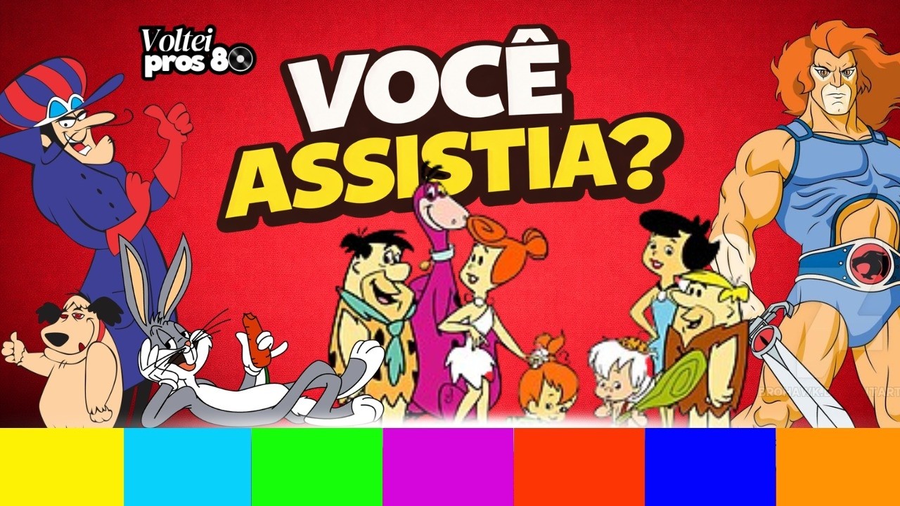 Duvido você acertar 3 perguntas sobre Desenhos Animados dos Anos 80...