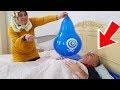 İn The Bedroom BALLOON in Sprite PRANK!  ONLY BALLOON Sprite hair KEREM'İN JOKE 1