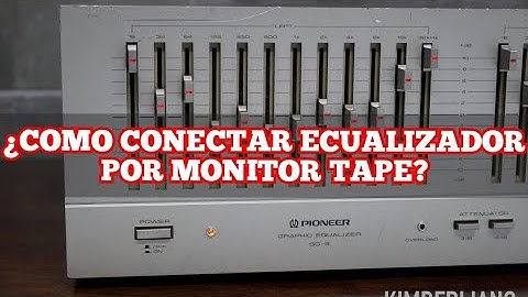 ¿COMO CONECTAR ECUALIZADOR A MI AMPLIFICADOR POR MONITOR TAPE?(CONNECTING EQUALIZER TO MY AMPLIFIER)