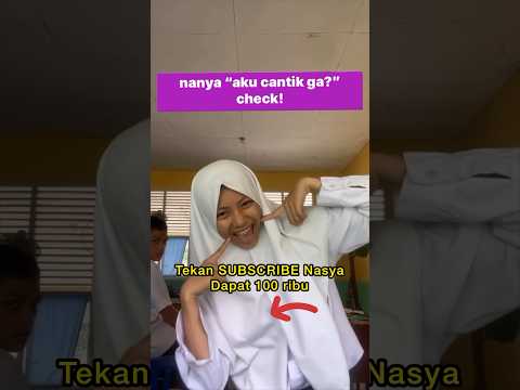 Nasya Menikah di Sekolah! Trik agar ada yang suka #shorts Nasya kaila Nazifah