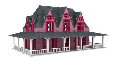 FAIRYTALE VILLA Laser cutting pattern plans Doll House