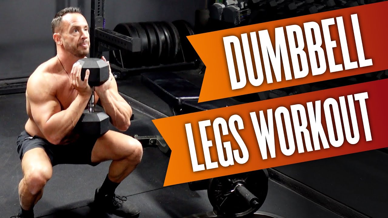 Dumbbell Legs Workout - Simple Home Workout For Beginners - YouTube