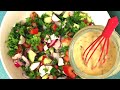 Salads: Never Get Tired of Eating This Creamy Salad - Light Fresh summer mixed salad recipe with...