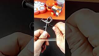 These Two Tangled Iron Nails Look Impossible to Separate… Until You See the Trick 🔩🧠🔥#Diy #IQ