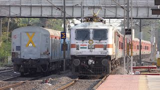 High Speed PERFECT CROSSING Trains | PART - 2 | Diesel vs Electric |  Indian Railways
