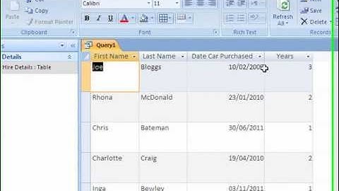 Calculate Dates in Access