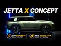 VW JETTA X Concept Budget-Elektro-SUV zur Group Night Auto China 2026 in Peking
