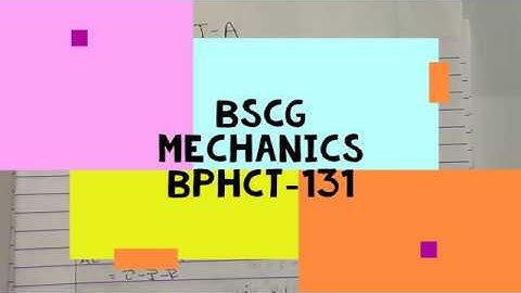 BPHCT-131 IGNOU Solved Assignment (PART-A) 2019-20
