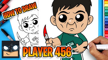 How to Draw Player 456 | Squid Game
