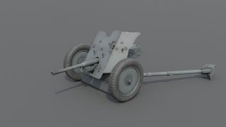 3.7 cm Pak 36 Anti Tank Gun