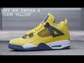 Nike air jordan 4 tour yellow