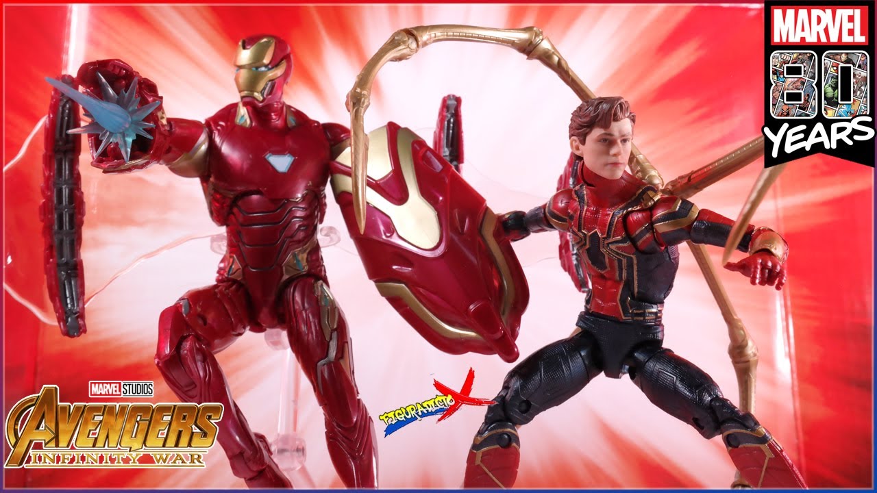 Review Iron Man Mk 50 & Iron Spider Avengers Infinity War 2 Pack Marvel  Legends Revision Español - YouTube