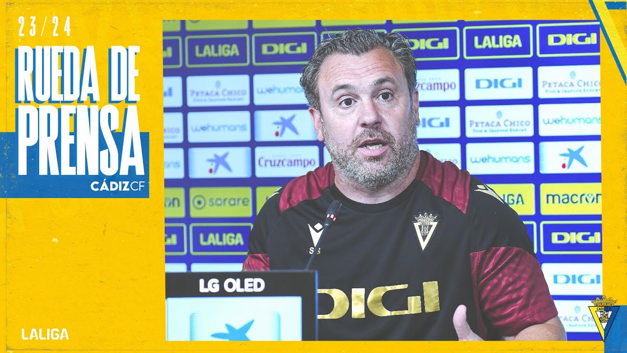 Rueda de prensa de Sergio González en la previa del FC Barcelona ...