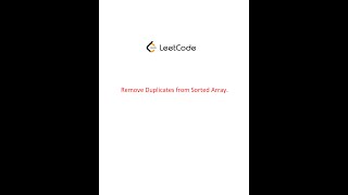 How to Remove Duplicates from a Sorted Array - A Coding Tutorial.
