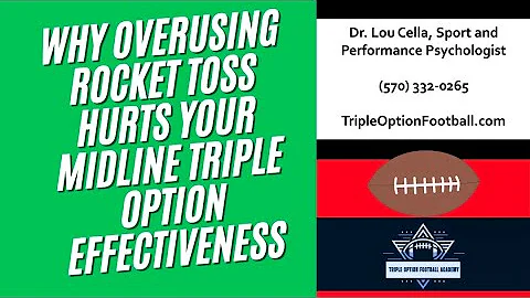 Why Too Much Rocket Toss Leads to a More INEFFECTIVE Midline Triple Option #flexbone #coaching