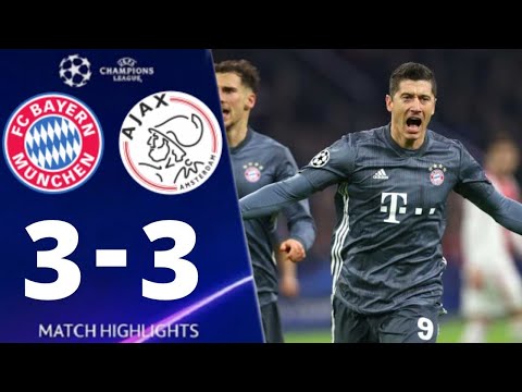 Bayern Munich vs Ajax 3- 3 Champions League 2018 All Goals And Extended Highlights