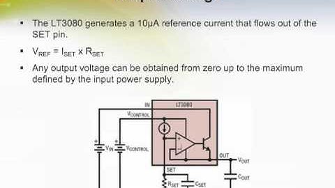 Introducing the LT3080 - Adjustable 1.1A Single Resistor LDO Regulator