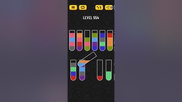 Water Sort Puzzle Level 554 Walkthrough Solution Android/iOS 💦