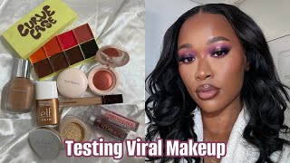 TESTING NEW VIRAL MAKEUP PRODUCTS!