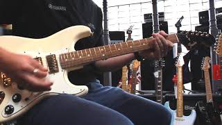 Fender FSR Mahogany Blacktop HHH Strat Music Junction