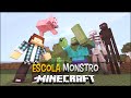 Minecraft Escola Monstro #02 -Competição Entre Monstros Mutantes !!  Monster School