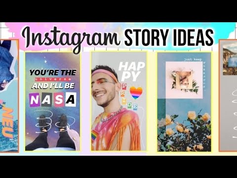 10 Ideen Stories Nur Mit Instagram App Zu Gestalten Youtube