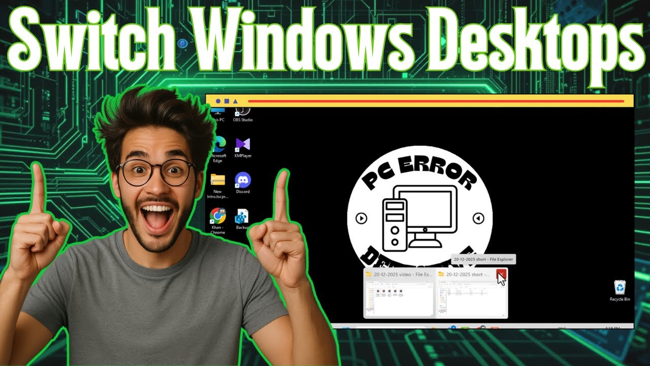 Как переключиться на другой рабочий стол в Windows 11 | Простая многозадачность (2025)
