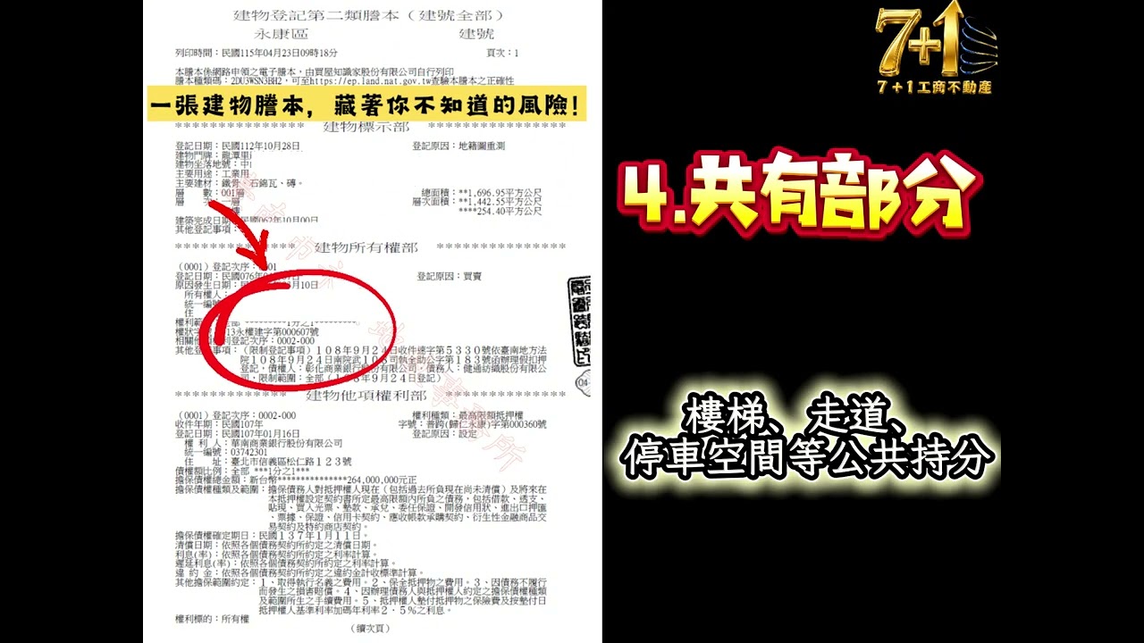 建物謄本怎麼看？30秒一次看懂！
