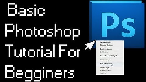 Basic Adobe Photoshop CS5 Tools and Functions for Beginners |SBS Studio|