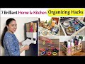 7 brilliant home and kitchen organization ideas  no cost hacks diys and more  space saving ideas