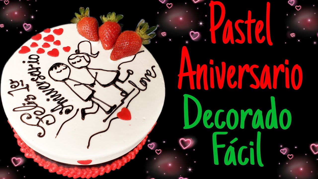 Pastel de aniversario fácil!!!