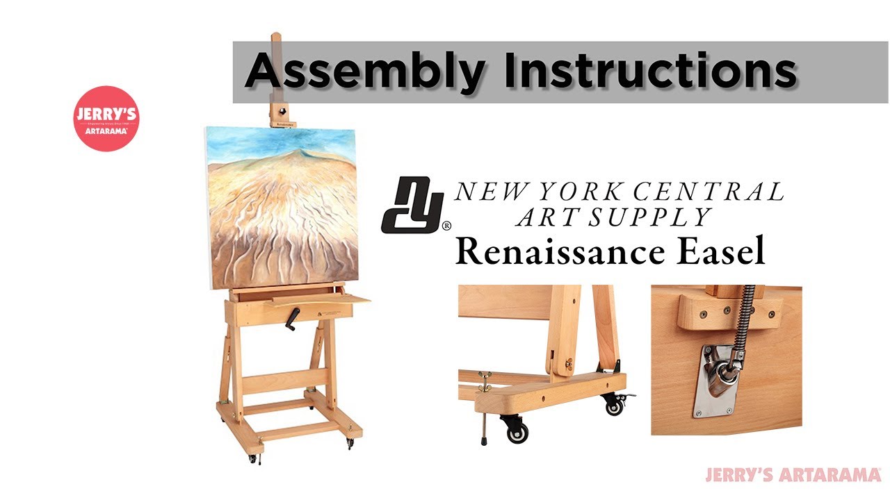 New York Central Renaissance H-Frame Studio Easel