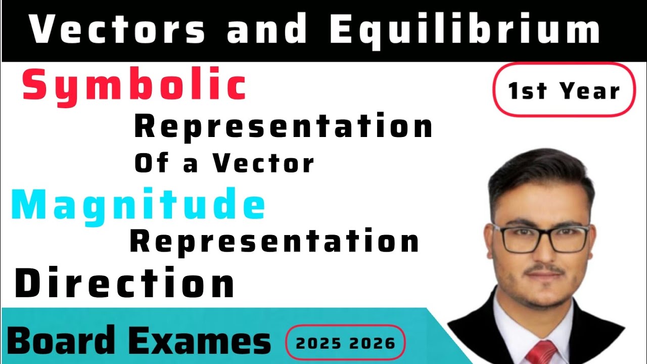 Representation of a Vector | Symbolic | Magnitude Representation ...