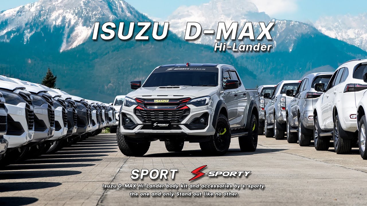 ชุดแต่ง Isuzu D-max Hi-Lander 2026 - SPORT จากสำนัก S-SPORTY