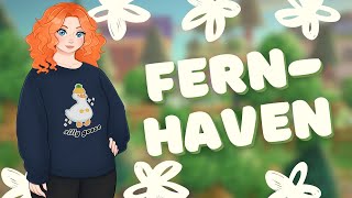 foresty waterscaping and decor! island's almost done :') 🌳| acnh live