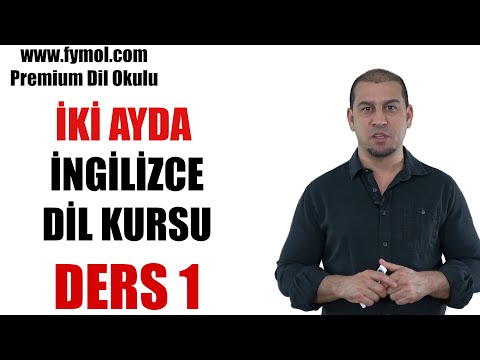 İki ayda İngilizce Dil Kursu Ders 1 | fymol İngilizce Öğreniyorum