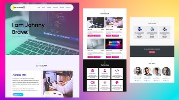 Make a Complete Responsive Website Using Bootstrap/HTML/CSS | PART-1 |