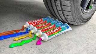 Download Lagu ⚡ Funny Crushing Experiment Jelly Toothpaste vs Car! Crushing Crunchy, Soft Things with Car! 💦 MP3