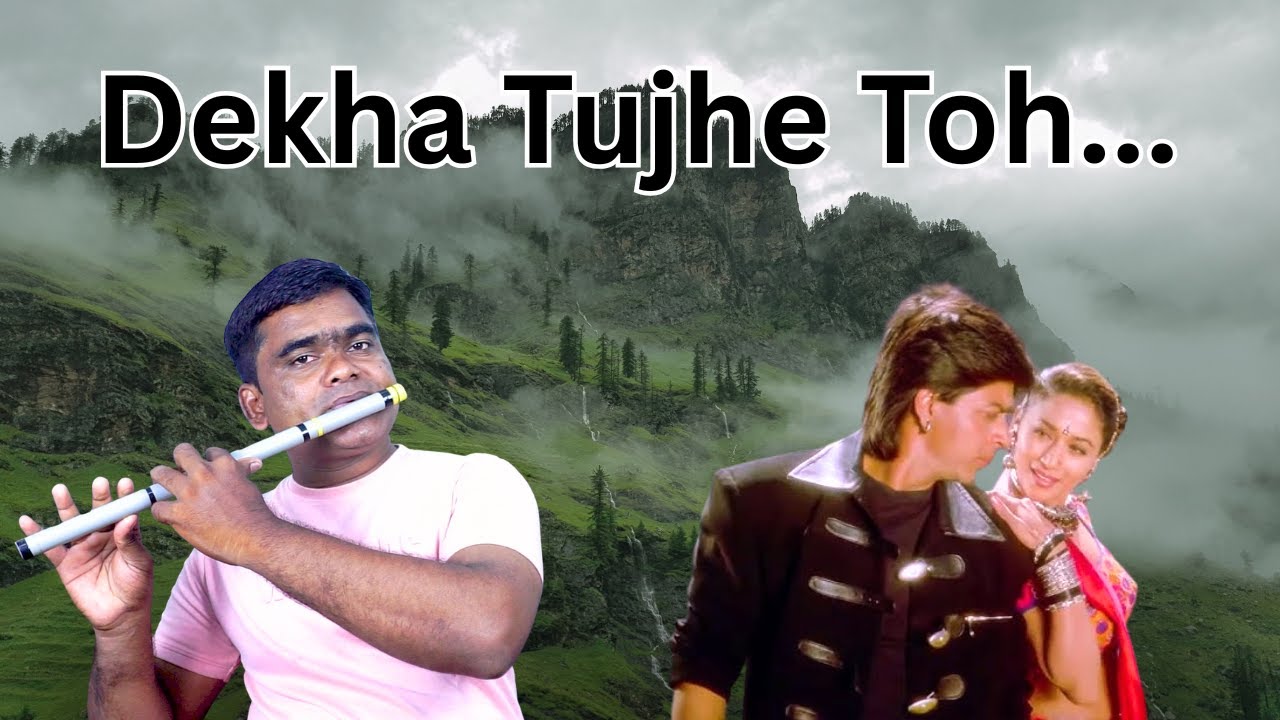 Dekha Tujhe Toh | Flute Cover by RK | Koyla (1997) | Kumar Sanu & Alka Yagnik |