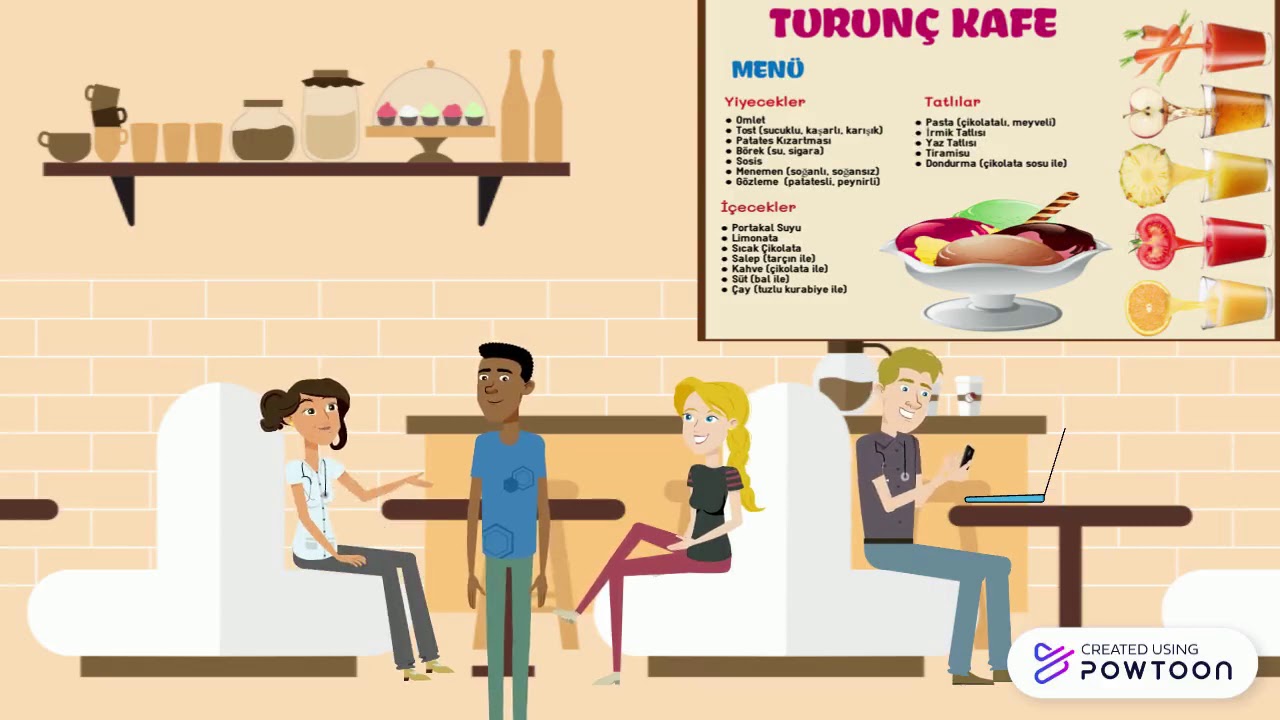 Türkçe A1 - Kafede/Restoranda Sipariş Verme