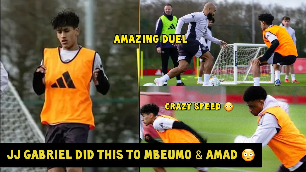 Carrick in SHOCK as JJ Gabriel Dominates Mbeumo & Amad! 🚀 Carrington