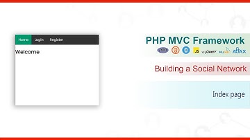 PHP MVC Framework - #19 - Building a Social Network - Index page