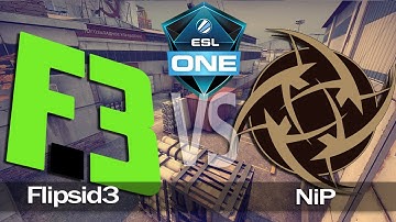 ESL One Cologne 2016 - Flipsid3 Tactics vs NiP [de_cache] Georgi 