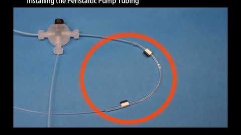 Agilent ICP-MS - Installing Peristaltic Pump Tubing