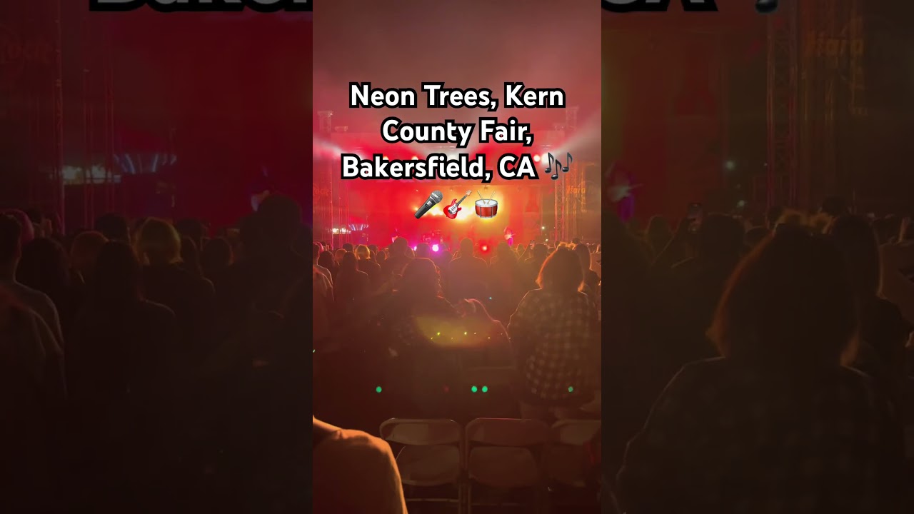 Neon Trees at #kerncountyfair #bakersfield 🎸🔥🔥@neontreesmusic