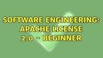Software Engineering: Apache License 2.0 - Beginner